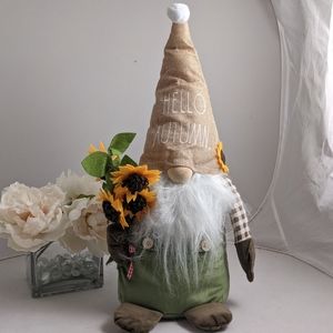 RAE DUNN Hello Autumn FALL Sunflower GNOME!